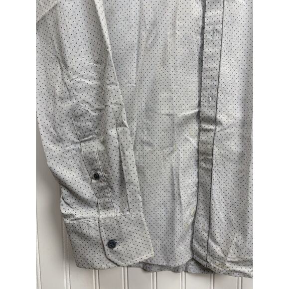 INC International Concepts Shirt Men’s Polka Dot Long Sleeve Button Up XL #78 - Picture 2 of 13